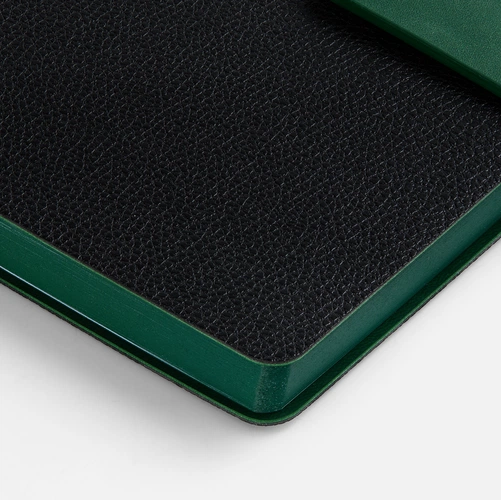 Ежедневник Boom, недатированный, черный с зеленым Ежедневник Boom, недатированный, черный с зеленым