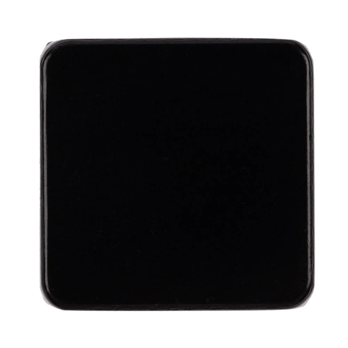 Квадратный шильдик на резинку Direct, черный Квадратный шильдик на резинку Direct, черный