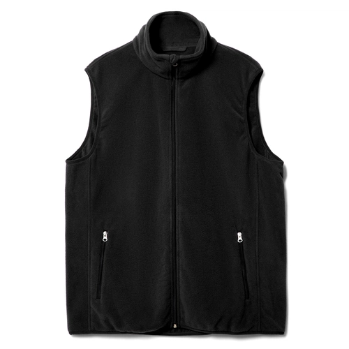 Жилет флисовый унисекс Nesse, черный Жилет флисовый унисекс Nesse, черный