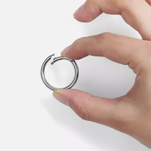 Карабин-кольцо Claus, L, серебристый Карабин-кольцо Claus, L, серебристый