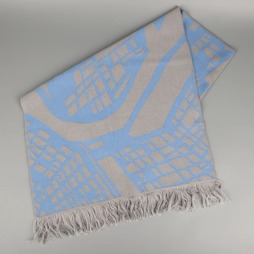 Палантин с бахромой на заказ Rinn Fint, полушерсть Палантин с бахромой на заказ Rinn Fint, полушерсть