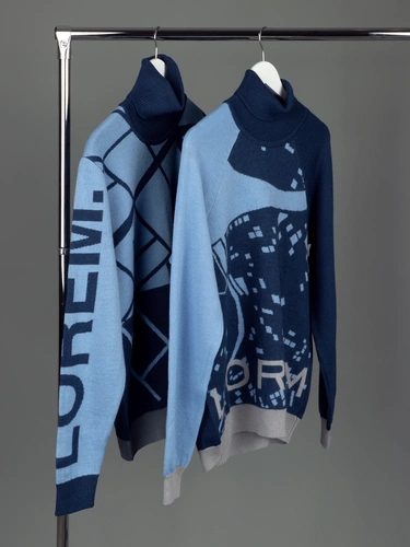 Джемпер на заказ Tricksy Net Reglan, полушерсть Джемпер на заказ Tricksy Net Reglan, полушерсть