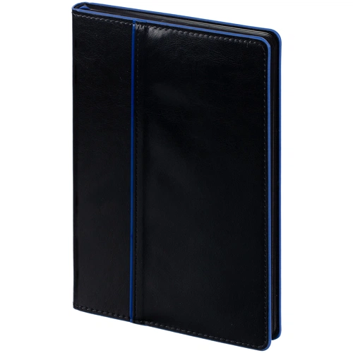 Ежедневник Alanis, недатированный, черный с синим Ежедневник Alanis, недатированный, черный с синим