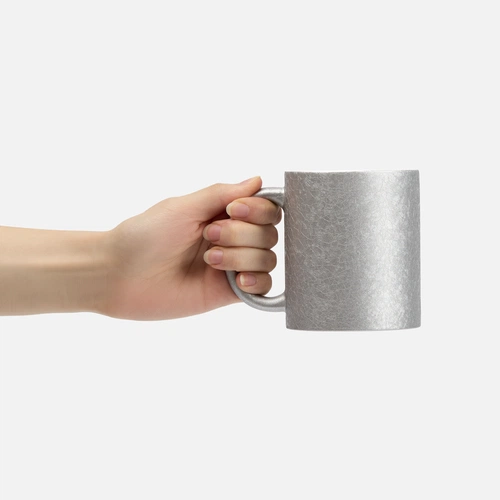 Кружка для сублимационной печати Sagredo, серебристая Кружка для сублимационной печати Sagredo, серебристая