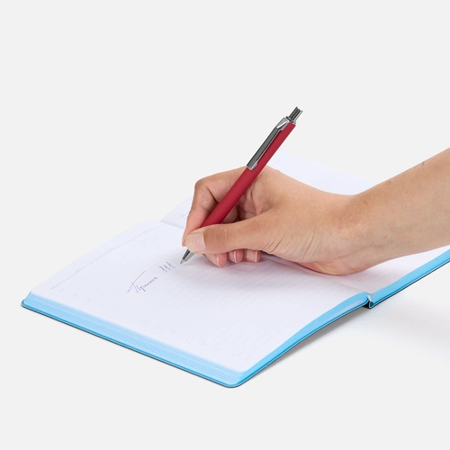 Ручка шариковая Lobby Soft Touch Chrome, красная Ручка шариковая Lobby Soft Touch Chrome, красная