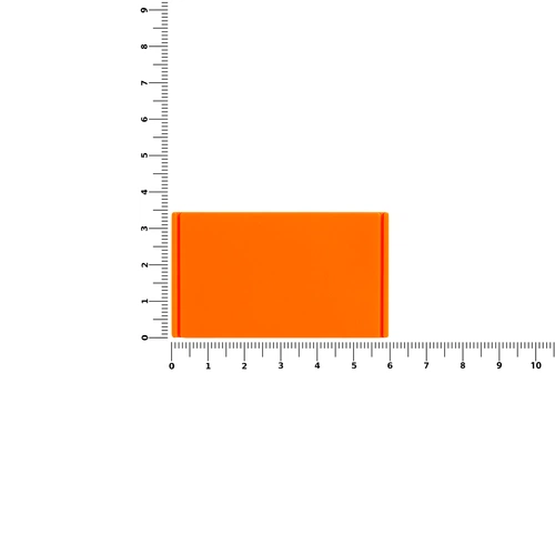 Лейбл из ПВХ Dzeta, M, оранжевый неон Лейбл из ПВХ Dzeta, M, оранжевый неон
