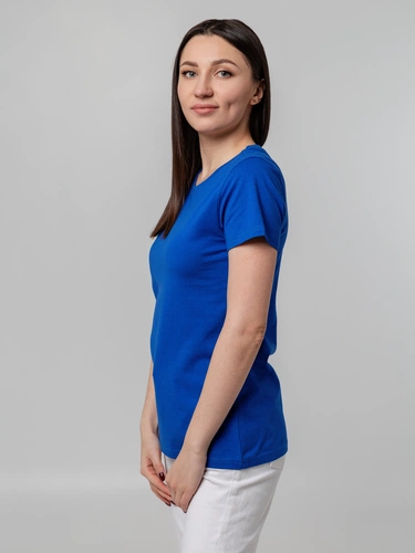 Футболка женская T-bolka Stretch Lady, ярко-синяя (royal) Футболка женская T-bolka Stretch Lady, ярко-синяя (royal)