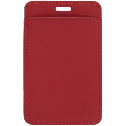 Чехол для пропуска Shall Simple, красный Чехол для пропуска Shall Simple, красный