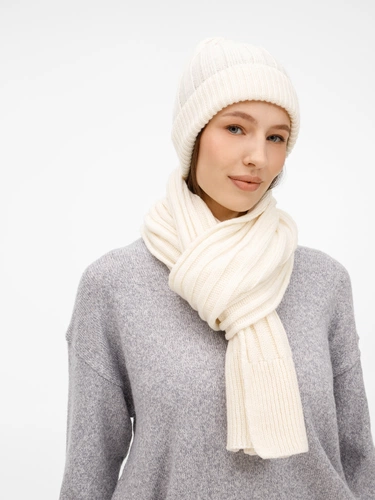 Шарф Bellish, белый (ванильный) Шарф Bellish, белый (ванильный)