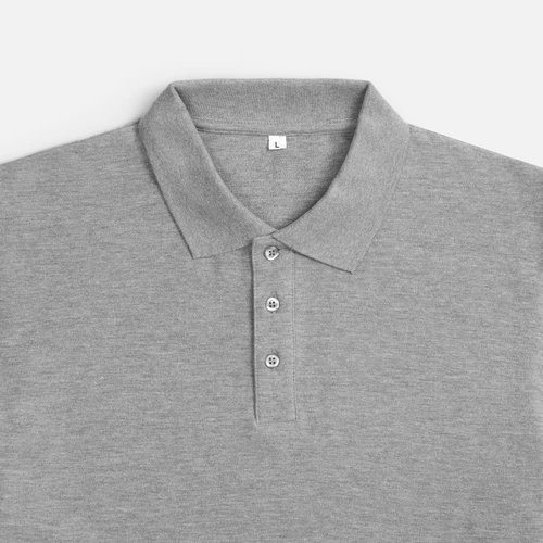 Рубашка поло унисекс Upswing, серый меланж Рубашка поло унисекс Upswing, серый меланж