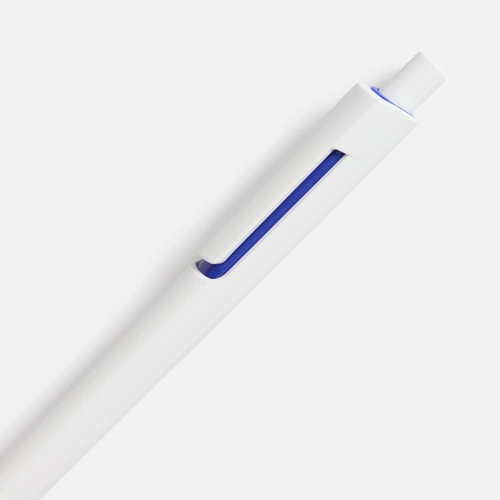 Ручка шариковая Dominanta, белая с темно-синим Ручка шариковая Dominanta, белая с темно-синим