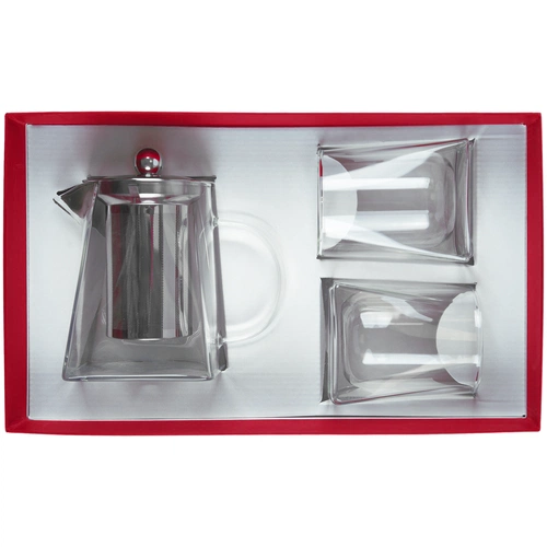 Чайный набор Quadroni в красной коробке Чайный набор Quadroni в красной коробке
