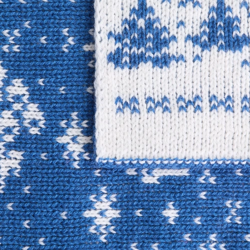 Плед Holidale, синий с молочным Плед Holidale, синий с молочным