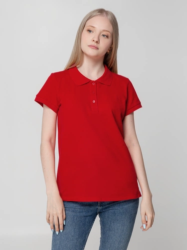 Рубашка поло женская Virma Lady, красная Рубашка поло женская Virma Lady, красная