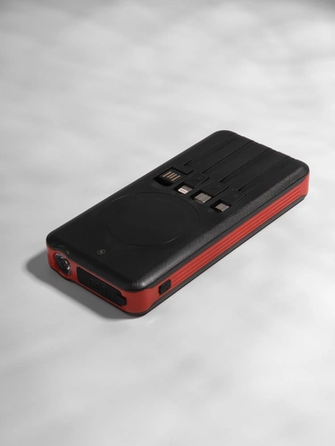 Аккумулятор с беспроводной зарядкой Holiday Maker Wireless, 10000 мАч, красный Аккумулятор с беспроводной зарядкой Holiday Maker Wireless, 10000 мАч, красный