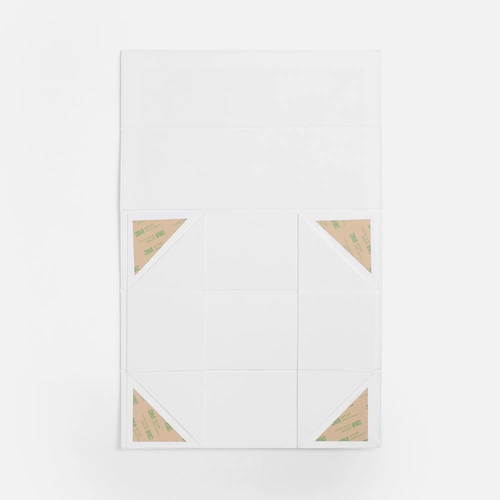 Коробка складная под бутылку Color Jacket Fold, белая Коробка складная под бутылку Color Jacket Fold, белая