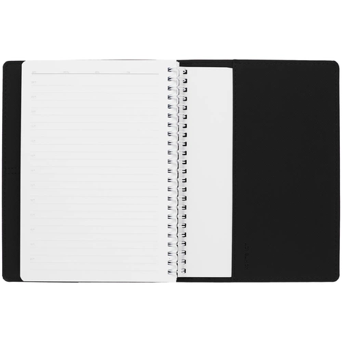 Ежедневник Spring Touch, недатированный, черный Ежедневник Spring Touch, недатированный, черный