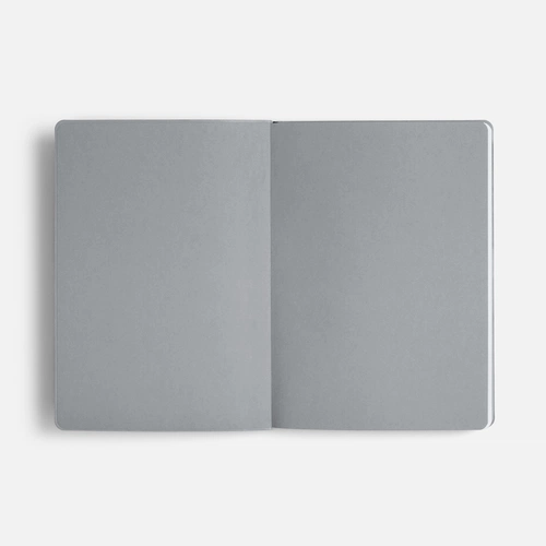 Ежедневник Doppio, недатированный, черный с серым Ежедневник Doppio, недатированный, черный с серым