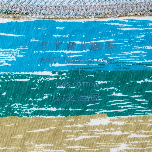 Футболка мужская Rayet двусторонняя, голубая с зеленым Футболка мужская Rayet двусторонняя, голубая с зеленым