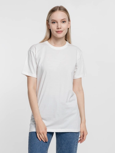 Футболка унисекс T-Bolka 160, белая (теплый оттенок) Футболка унисекс T-Bolka 160, белая (теплый оттенок)