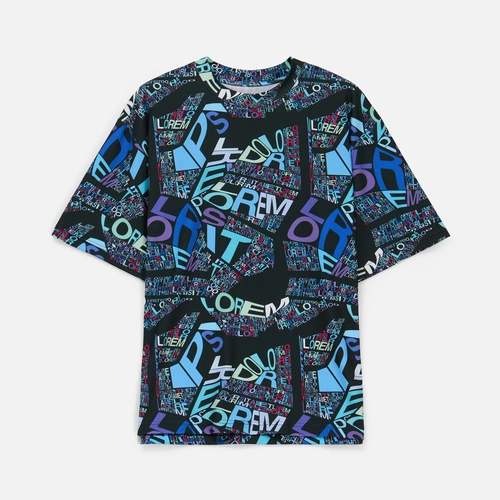 Футболка Morfiss с полной запечаткой, размер M/L Футболка Morfiss с полной запечаткой, размер M/L