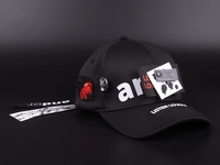 Бейсболка Harris, черная с нанесением и кастомизацией