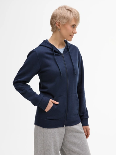 Толстовка унисекс Stone, темно-синяя Толстовка унисекс Stone, темно-синяя