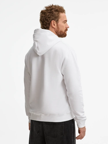 Толстовка унисекс Spencer, белая Толстовка унисекс Spencer, белая