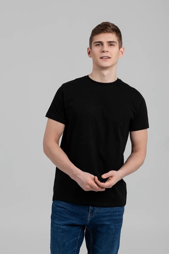 Футболка унисекс T-bolka 160 Original, черная Футболка унисекс T-bolka 160 Original, черная