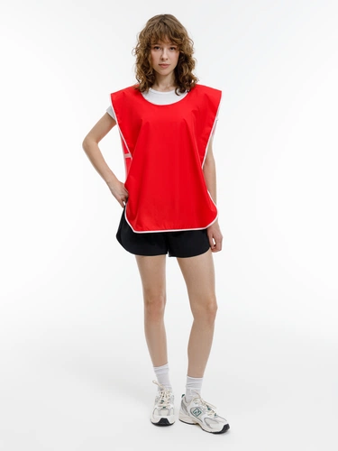 Манишка Member, красная с белым Манишка Member, красная с белым