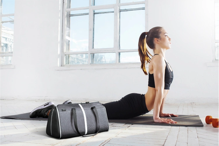 Спортивная сумка FlexPack Gym, темно-серая Спортивная сумка FlexPack Gym, темно-серая