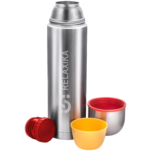 Термос Relaxika Duo 1200 в чехле, стальной Термос Relaxika Duo 1200 в чехле, стальной