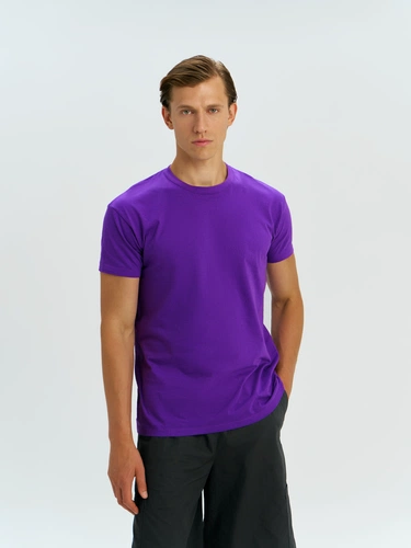 Футболка унисекс Regent 150, темно-фиолетовая Футболка унисекс Regent 150, темно-фиолетовая