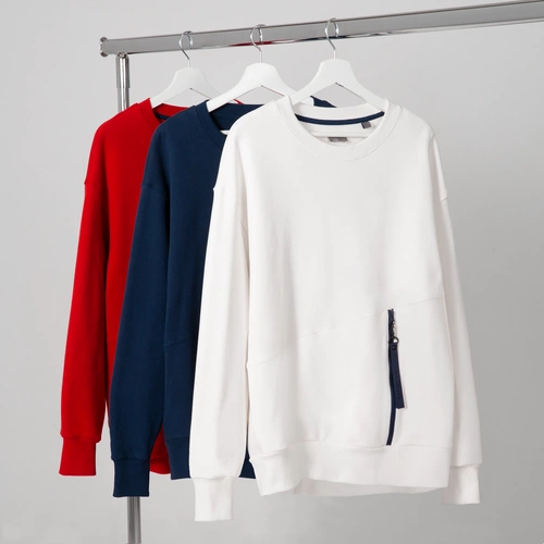 Свитшот унисекс Kosmos 2.0, кремовый Свитшот унисекс Kosmos 2.0, кремовый