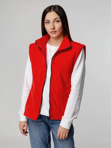 Жилет флисовый Manakin, красный Жилет флисовый Manakin, красный