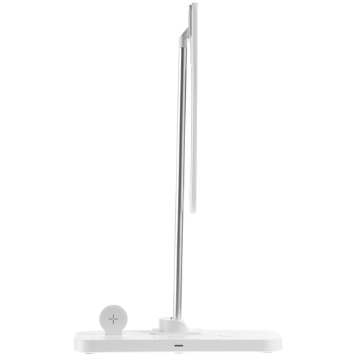 Настольная лампа с беспроводной зарядкой Power Light, белая Настольная лампа с беспроводной зарядкой Power Light, белая