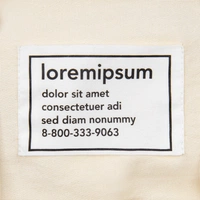 Лейбл хлопковый Doni, XL