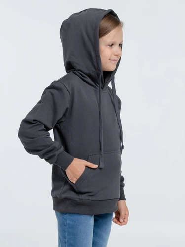 Худи детское Kirenga Kids 2.0, темно-серое (графит) Худи детское Kirenga Kids 2.0, темно-серое (графит)