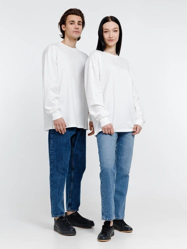 Футболка оверсайз унисекс Сity Sapiens, молочно-белая Футболка оверсайз унисекс Сity Sapiens, молочно-белая