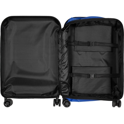 Чемодан Platta, черный с синим Чемодан Platta, черный с синим