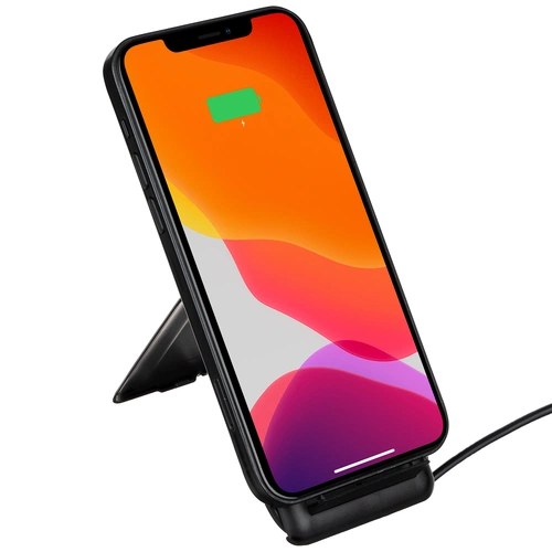 Органайзер с беспроводной зарядкой и набором адаптеров Octopod, черный Органайзер с беспроводной зарядкой и набором адаптеров Octopod, черный