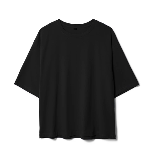 Футболка унисекс оверсайз Street Vibes, черная Футболка унисекс оверсайз Street Vibes, черная