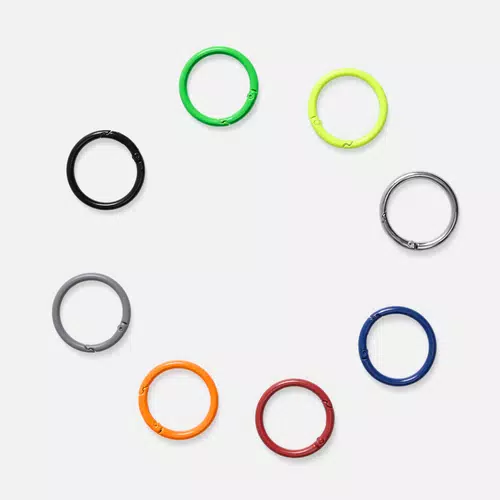 Карабин-кольцо Claus, L, серебристый Карабин-кольцо Claus, L, серебристый