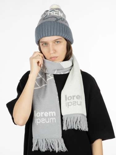 Шарф на заказ Tricksy Classic Fint, L, полушерсть Шарф на заказ Tricksy Classic Fint, L, полушерсть