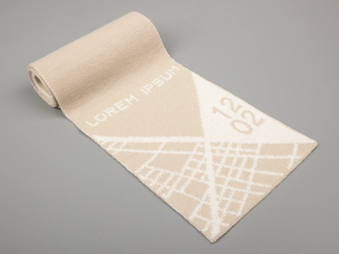 Шарф на заказ Tricksy Rand, S, полушерсть Шарф на заказ Tricksy Rand, S, полушерсть