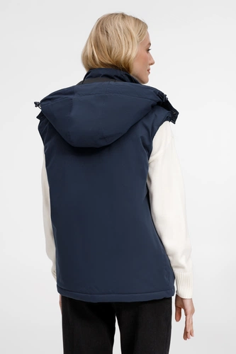 Жилет унисекс Sfera, темно-синий Жилет унисекс Sfera, темно-синий