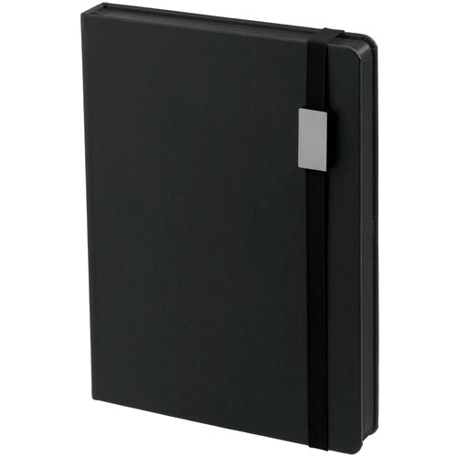 Ежедневник New Factor Metal, черный Ежедневник New Factor Metal, черный