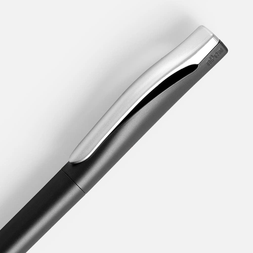 Ручка шариковая Pin Silver, черный металлик Ручка шариковая Pin Silver, черный металлик