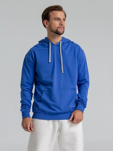 Толстовка с капюшоном Unit Kirenga, ярко-синяя Толстовка с капюшоном Unit Kirenga, ярко-синяя