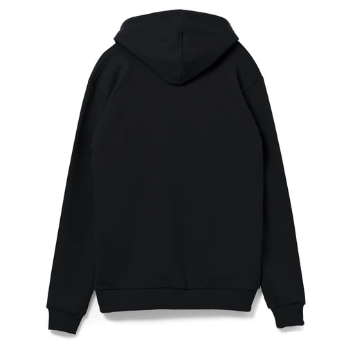 Толстовка на молнии с капюшоном Unit Siverga, черная Толстовка на молнии с капюшоном Unit Siverga, черная